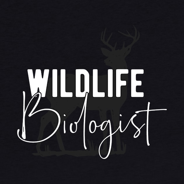 Wildlife Biologist - Student Gift Idea by BlueTodyArt